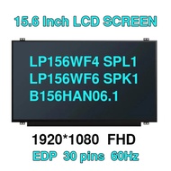 15.6" IPS Laptop LCD Screen B156HAN06.1 B156HAN04.1 LTN156HL09 LP156WF4 SPL1 LP156WF6 SPK1 FHD1920x1