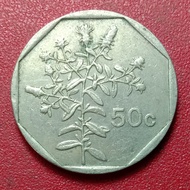 Koin Malta 50 Cents 1991-2007