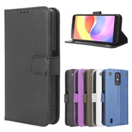 Suitable for ZTE A32 Mobile Phone Leather Case Diamond Pattern ZTE Blade A32 Mobile Phone Case Flip 