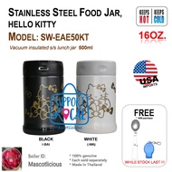 [IMPORTED FROM USA] Zojirushi Stainless Steel Food Jar, Hello Kitty  500ml  --- Colour: White or Bla