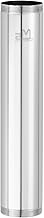 ZM Heavy-Duty 1-1/4 Inch x 6 Inch Threaded Tube, 20 Gauge, Chrome