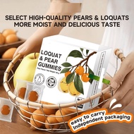 Loquat & Pir Gummies – Mengandungi ekstrak semula jadi pelbagai jenis, diformulasi tanpa gula, peris