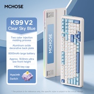MCHOSE K99 V2 Mechanical Keyboard Tri-Mode Wireless Bluetooth 2.4G RGB Hot-Swap 98% Layout Large Bat