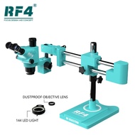 RF4 RF-6565TVW Trinocular Stereo Microscope with STL2 Stand 6.5-65X Continuous Zoom