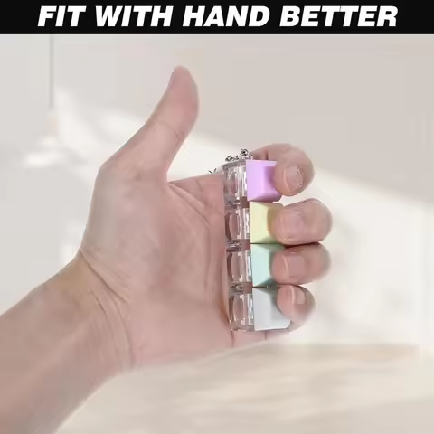 Desk Decor Switch Tester, Creative Gift for Tech Lovers. 9x3x2cm, Clicky Buttons, Novelty Item