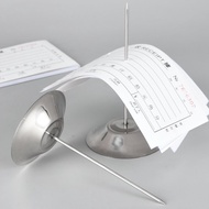 Detachable and collapsible stainless steel bill pin ES001