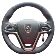 Hand Sewn Genuine Leather Steering Wheel Cover for Buick GL8 GL6 GL5 38cm Diameter All Season Univer