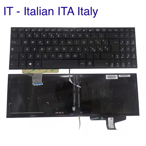 N580 IT/GK/HU/LA Backlit Keyboard for Asus VivoBook N580V N580VD N580VN N580GD, Italian Greek Hungar
