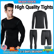 Man Gym Running Fitness Adult Tight Sport Shirt Long Sleeve Baju Sukan Gym Running健身衣