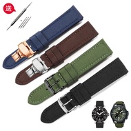 2024▪ XIN-C时尚4 Braided nylon watch strap suitable for Rolex Seiko Citizen Tudor for/Omega/Mido canvas men's 22mm21