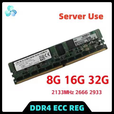 Server Memory 8GB 16G 32G DDR4 2133MHz 2666 2933 ECC REG 1Rx4 2Rx4 PC4 1.5V