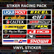 UV Lamination Transparent Sticker for Racing Motor series 7