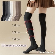 Aulora3n Cotton Warm Knee-High Socks for Women