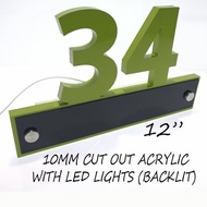LED HOUSE NUMBER PLATE / NOMBOR RUMAH LED LIGHTS