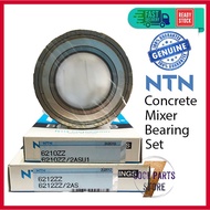 NTN 6210ZZ 6212ZZ Concrete Mixer Bearing Set NTN JAPAN - 100% ORIGINAL