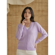 Daisy by Voir Malaysia (Cardigan) Purple Cardigan Casual Daily Wear