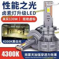 【品質認證】4300k 暖黃光 汽車led 大燈泡 h7 h11 超亮車燈 強光遠近光燈  h4 9005 h18 貨