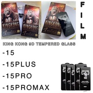 bitkastore ฟิล์มกระจกคิงคอง9Dไอโฟน -15/15plus/15pro/15promax