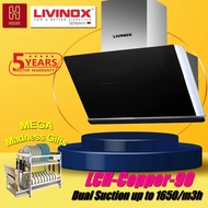 LIVINOX LCH-PEARL-90B | Livinox Cooker Hood | Slanting Hood | Dapur Masak | Dapur Hood | Lch-Pearl |