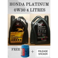 HONDA GENUINE FULLY SYNTHETIC SN 0W30 ENGINE OIL ✨100% ORIGINAL✨