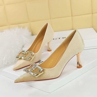 YUCHEN Black High Heels 2.76 Inches For Women