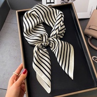 Square silk scarf for women 70 70x70cm turban bandana, beautiful, high-quality head covering to make