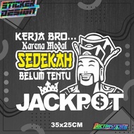 *-- stiker kata kata kaca mobil truk / stiker cutting kata kata truk