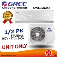 AC GREE 1/2 PK STANDAR - UNIT ONLY - TYPE GWC05NAS2