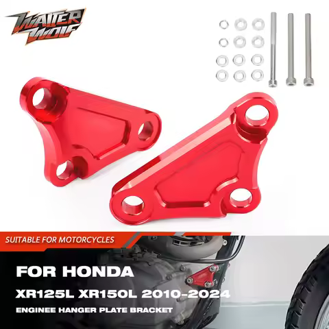 XR400R Engine Hanger Plate Guard For Honda XR125L XR150L XR 400R 125L 150L 1996-2024 Frame Mount Bra