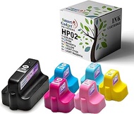 SGINK 6-Pack Compatible 02 Ink Cartridges C8721WN C8771WN C8772WN C8773WN C8774WN C8775WN Used for p