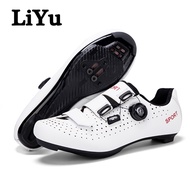 LiYu Cycling Shoes For Road bike Men and Women Cleats Bicycle Shoes Professionla Road Cycling Shoes Training Shoes Outdoor SPD Pedal Shoes