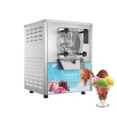 Hard Italian Ice Cream Maker Machine Desktop Spherical Ice Cream Machine Frozen Dessert Maker Gelato