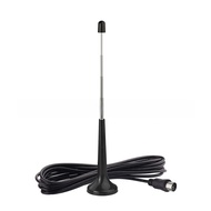 【SUNYLF】FM DAB TV Radio Antenna Magnetic Base 3-meter Cable High Gain 9dbi Telescopic
