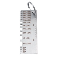 [Ship in 24h] Metal Sheet Thickness Gauge, Wire Gauge Tool Thicken Design Stainless Steel for Checki
