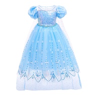 New Frozen 2 Kids Dress for Anna Elsa Dress Princess Costume Baby Girl Birthday Party Dress Up Summer Girls Clothing 3 4 6 8 10 Years