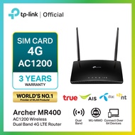 TP-Link Archer MR400  AC1200 4G Router Wifi  เราเตอร์ใส่ซิม รองรับ 4G ทุกเครือข่าย (Wireless Dual Ba