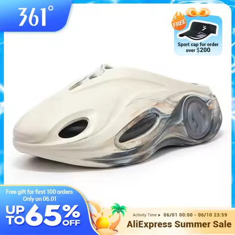 361 Degrees AG Whale 2 Aaron Gordon Trendy Slippers Technology Soft Elastic Antibacterial Thick Bott