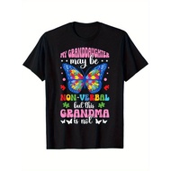 My Granddaughter Proud Autism Grandma Autism Warrior Grandma T-Shirt, Proud T-Shirt, Honor Souvenir