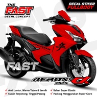Decal AEROX ALPHA NEW KANJI PLAIN Fullbody - AEROX ALPHA Sticker Decal AEROX ALPHA Motorcycle Sticke
