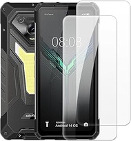 2 Pack Tempered Glass Screen Protector Set Compatible with Ulefone Armor 34 Pro, HD Clear, Anti-Scra