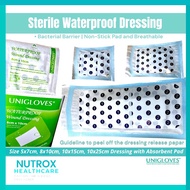 Uniglove Transparent Waterproof Island Dressing with Pad ( 1 Piece ) 5x7cm, 8x10cm, 10x15cm, 10x25cm