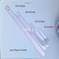 Ruler Plastic 18inches/ 24 inches PER PIECE