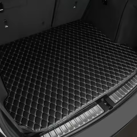Artificial Leather Full Coverage Car Trunk Mat for Maserati Quattroporte Ghibli GranTurismo Grecale 