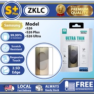 Ultra Thin 2.5D Full Screen HD Tempered Glass | Fingerprint Unlock | For Samsung S26/Plus/Ultra