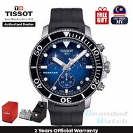 [Official Warranty] Tissot T120.417.17.041.00 Men's Seastar 1000 Chronograph Quartz Diver Rubber Strap WatchT1204171704100 (watch for men / watch men / tissot watch for men / tissot watch / men watch)