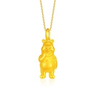 SK Jewellery Disney A Handful of Honey 999 Pure Gold Winnie the Pooh Pendant