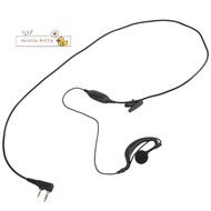Security Earhanger Headset Earpiece Earphone for  Radio Black