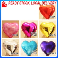 18 inches Heart Shape Aluminum Foil Balloon