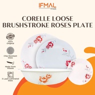 [Corelle Loose] Corelle Deluxe Brushstroke Roses Dinner Plate Lunch Plate Bowl | Made In USA | Ready