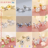 CLEVER Stud Earrings, Shiny Body Jewelry Cartilage Stud, Sweet Cartilage Helix Ear Piercing